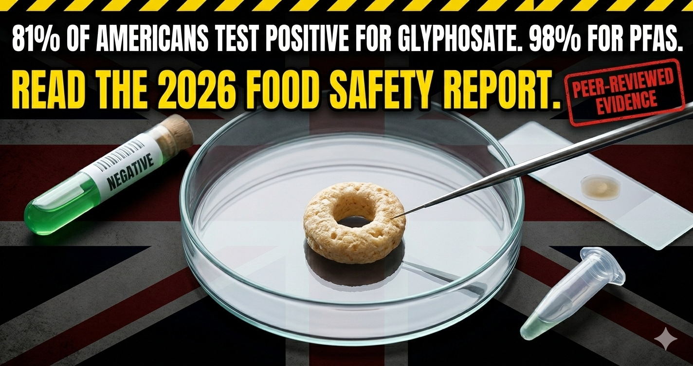 Unseen chemicals in your pantry - PFAS, Potassium Bromate, Red 40, Glyphosate